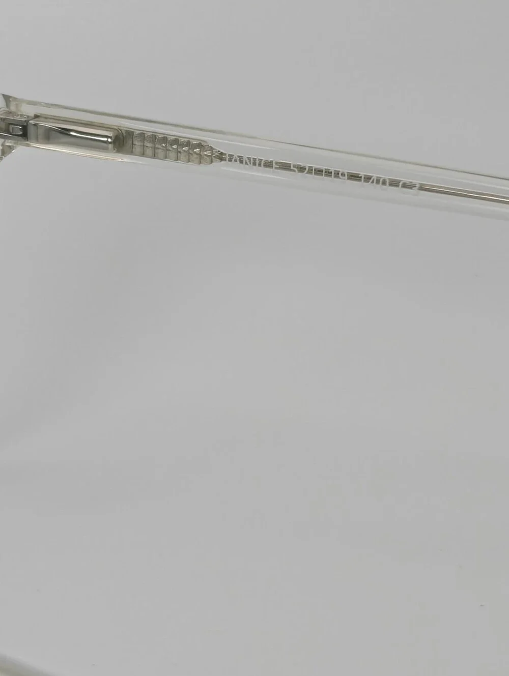 Janice. Clear Transparent Round Eyeglasses. Spring Hinge